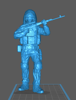 soldado atirador elite russo dragunov 3d print model - Mito3D