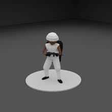 soldier white toy 3d print model - Mito3D