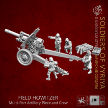 soldiers vyriya - field howitzer crew astra militarum imperial guard warhammer 40k heavy mortar cannon gun artillery shell wwii ussr cccp communist red army eastern front 3d print model - Mito3D