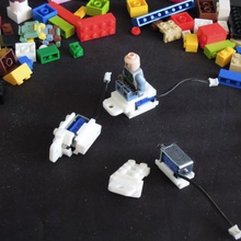 solenoide de bloqueo gadget la robótica lego 3d print model - Mito3D