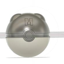 solide Maître balle nerdiosoft marque Jeu pokeball Pokémon 3d print model - Mito3D