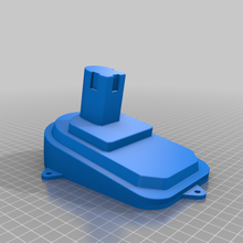 solid ryobi one+ 18v tool holders diy 3d print model - Mito3D