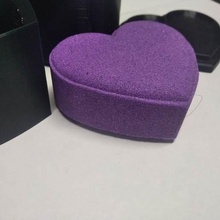 solid shampoo press soap mold mould bath bom heartb valentine's day 3d print model - Mito3D