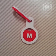 solidarity token make coeur supermarket trolleys various coil ends round 3d print model - Mito3D