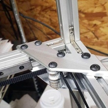 núcleo sólido xy idler montar soporte herramienta cinturón corexy camino impresora bricolaje diy 3d gt2 ocioso polea montaje 3d print model - Mito3D