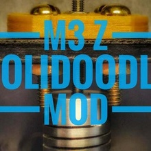 Solidoodle 2 m3 z axis fındık Kulp destek eksen 3d_printer_parts 3d print model - Mito3D