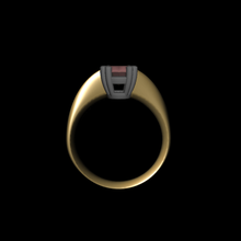 de solitaire bijoux les anneaux 3d print model - Mito3D
