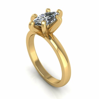 solitário diamante anel r012 ouro joalheria luxo noivado imprimível Casamento argolas prata moda brilhando platina Budha cnc 3d print model - Mito3D