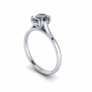 solitario diamante anillo r131 pulsera joyería joya joyas zafiro oro plata compromiso Boda canalla imprimible 3d colgante pendiente arete brazalete personaje Arte 3d print model - Mito3D