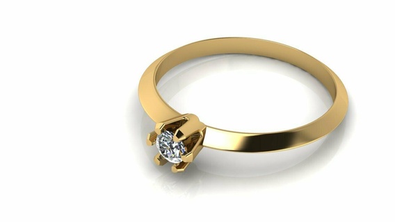solitario diamante anillo r13 pulsera joyería joya joyas zafiro oro plata compromiso Boda canalla imprimible 3d colgante pendiente arete brazalete personaje Arte 3d print model - Mito3D