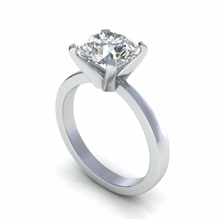 Solitär Diamant Ring r13 Schmuck Produkte Gold Silber 3dmodel 3dprinting Nashorn zbrush 3d print model - Mito3D