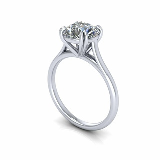 solitario diamante anillo r142 pulsera joyería joya monje Budha oro plata compromiso Boda canalla imprimible 3d colgante pendiente arete brazalete bebé 3d print model - Mito3D