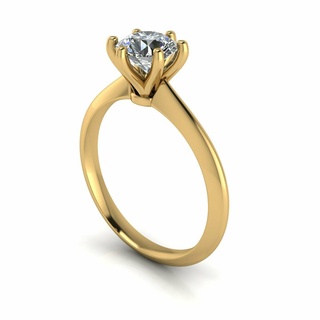 solitario diamante squillare r22 braccialetto gioielleria gioielli zaffiro oro argento Fidanzamento nozze cad stampabile 3d pendente orecchino carattere arte 3d print model - Mito3D