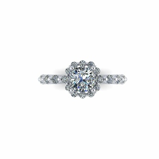 solitaire diamant bague s15 bijoux bracelet saphir or argent engagement mariage goujat imprimable 3d pendentif boucle d'oreille 3d print model - Mito3D