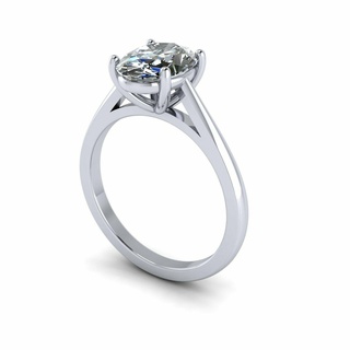 solitário oval diamante anel pulseira joalheria monge Budha ouro prata noivado Casamento cafajeste imprimível 3d pingente brinco bebê 3d print model - Mito3D
