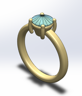 solitario anillo ng des ng pena moda coger Arte herramienta 3d print model - Mito3D