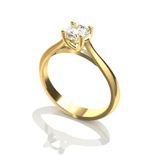 solitaire ring jewelry rings stones diamonds gems luxury fashion design 3d impresion3d 3d print model - Mito3D