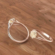 Solitaire yüzük takı acessorios moda 3d matris mücevher altın tasarımcı golddesigner jewellerydesigner gergedan basit çiçek kolye füzyon bilezik trend kulak yeni model Ayarlamak 3d print model - Mito3D