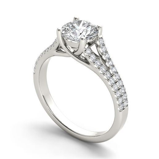 solitaire ring jewelry 3D print model - Mito3D
