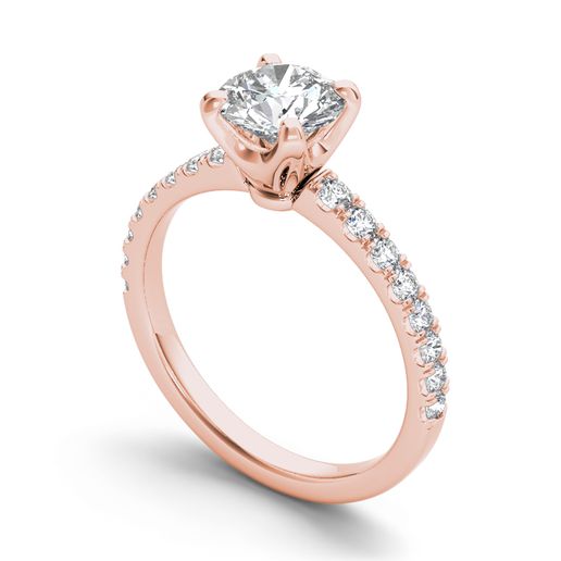 solitaire ring jewelry 3D print model - Mito3D