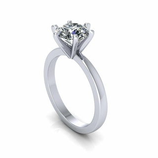 Solitaire çatal düğün yüzük bilezik takı elmas mücevherler safir altın gümüş nişan cad yazdırılabilir 3d kolye küpe bileklik karakter 3d print model - Mito3D