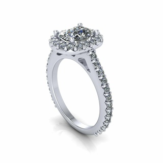 Solitaire düğün elmas yüzük m3 bilezik takı mücevherler safir altın gümüş nişan cad yazdırılabilir 3d kolye küpe bileklik karakter 3d print model - Mito3D