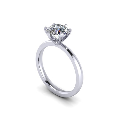 solitär hochzeit ring r89 schmuck gold engagement diamant schick marquise 3d print model - Mito3D