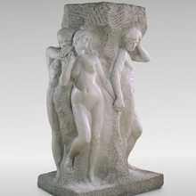 Einsamkeit Seele modelliert Gips 1901 sculpted Marmor 1914 Kunst 123d catch aic scan Skulptur art institute chicago durchsucht Replikate 3d print model - Mito3D