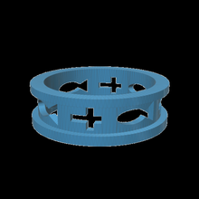 solo christ ring jewelry 3d print model - Mito3D