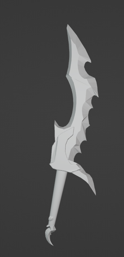 solo nivellement chevalier tueur lame sololeveling épée dague cosplay couteau anime manga 3d print model - Mito3D
