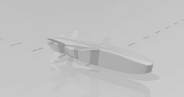 som croisière missile Jeu croisière missile turc 3d print model - Mito3D
