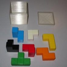 soma cube box gadget 3d print model - Mito3D