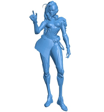 sombra mujer 3d licuadora 3d print model - Mito3D