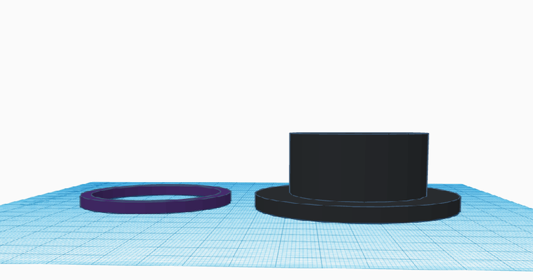 sombrero de copa adornos casa tavolino salone cappelli 3d print model - Mito3D