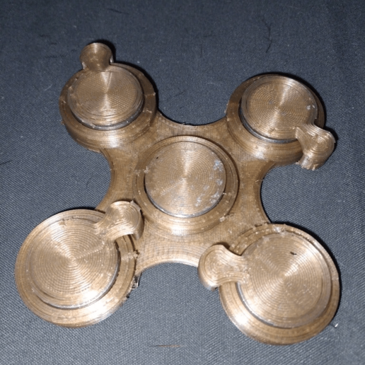 algo spinner juego 608 cojinete fidget de juguete rodamiento 3D print model - Mito3D