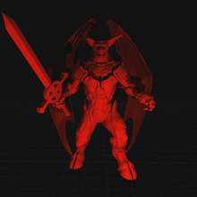 fils de roi démon art les créatures la chaine warhammer40k donjons dragons prince-démon prince le d&d chaos 40k 3d print model - Mito3D