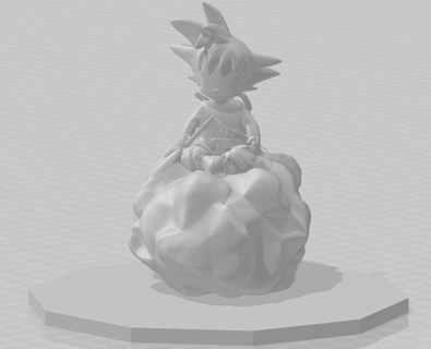 hijo goku esfera dragón Goku juguete figura 3d print model - Mito3D
