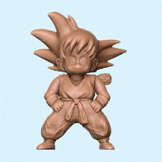 figlio Goku Drago palla supporto gratuito azione figura Bambola anime manica toriyama metalwarrior ragazzo sfere 3d print model - Mito3D