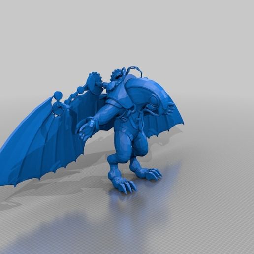 uccello canoro bioshock infinito arte sculture 3D print model - Mito3D