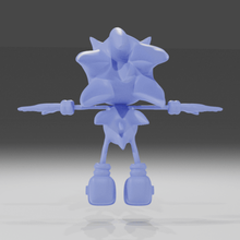 sonic art film game drawing animated 3d print model - Mito3D