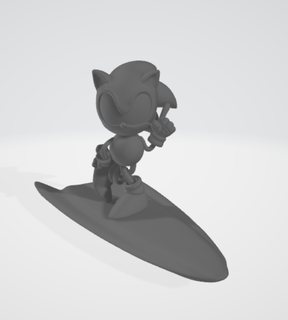 sonic base riders game gaming decoration 3d print model - Mito3D