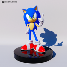 Sonic clásico 3d print model - Mito3D