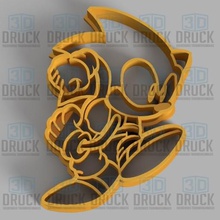 sonic cookie cutter home jannie biscuit 3d print model - Mito3D
