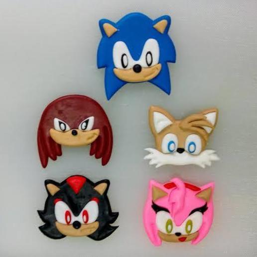 sonic cookie cutters 3D print model - Mito3D