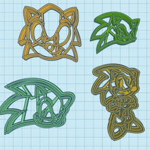 sonic cookie cutters 3d print model - Mito3D
