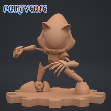 Sonic mal figurilla 3d print model - Mito3D