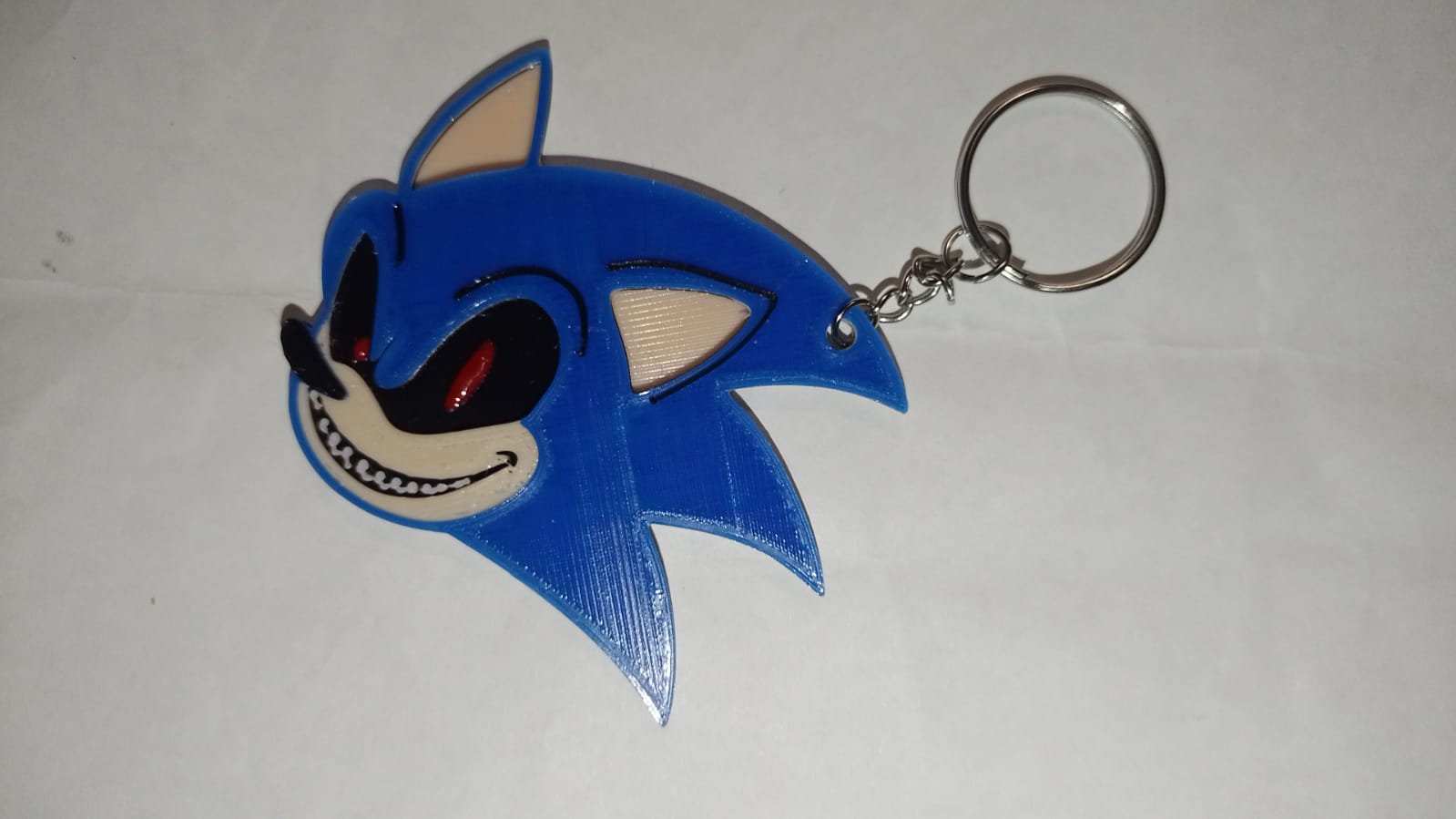 sonic exe keychain 3D print model - Mito3D