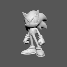 sonic fan art figure toy character game hedgehog 3d print model - Mito3D