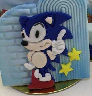 Sonic fondant cortador galletas 3D print model - Mito3D