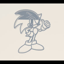 sonic hedgehog home cookie cutter movie 3d print model - Mito3D